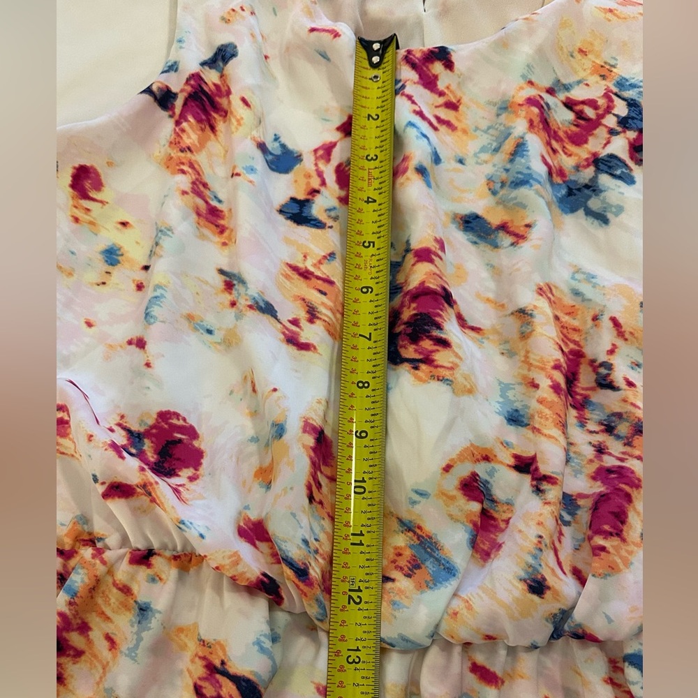 Metaphor Colorful Light Sleeveless Wrap Dress - Picture 6 of 9